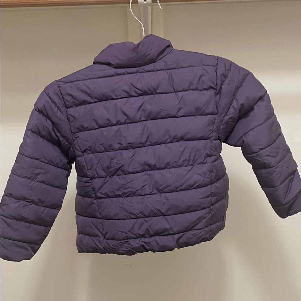 The Children's Place Dark Purple Kids Puffer Jacket - Picture 3 of 3